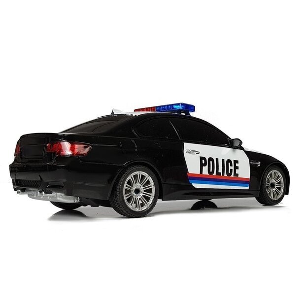 RC automobilis policija 1:18 R / C 4