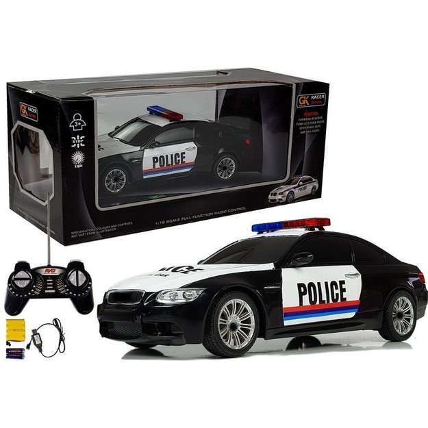 RC automobilis policija 1:18 R / C 11