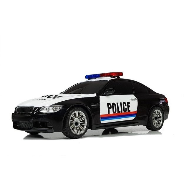 RC automobilis policija 1:18 R / C 1