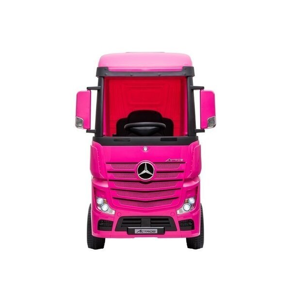 Battery-powered car Mercedes Actros Pink 4x4