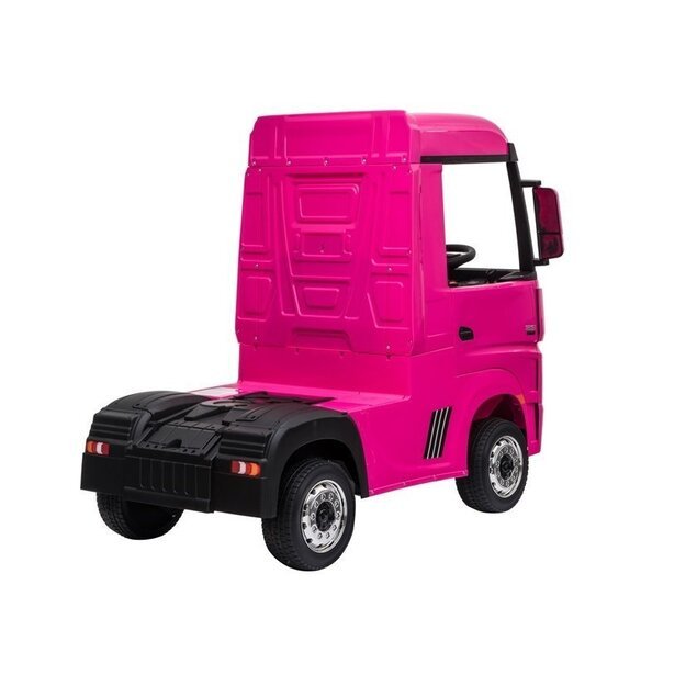 Battery-powered car Mercedes Actros Pink 4x4