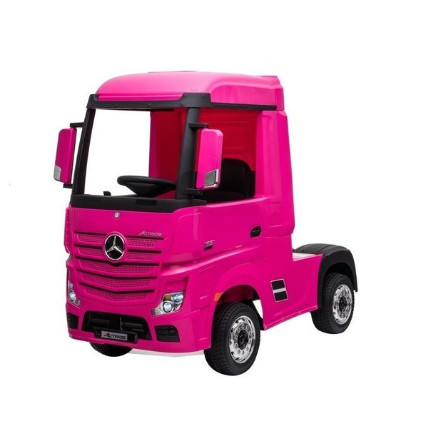Battery-powered car Mercedes Actros Pink 4x4
