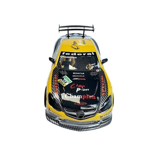 Sportinis radijo bangomis valdomas automobilis 2,4 GHz geltonos spalvos 1