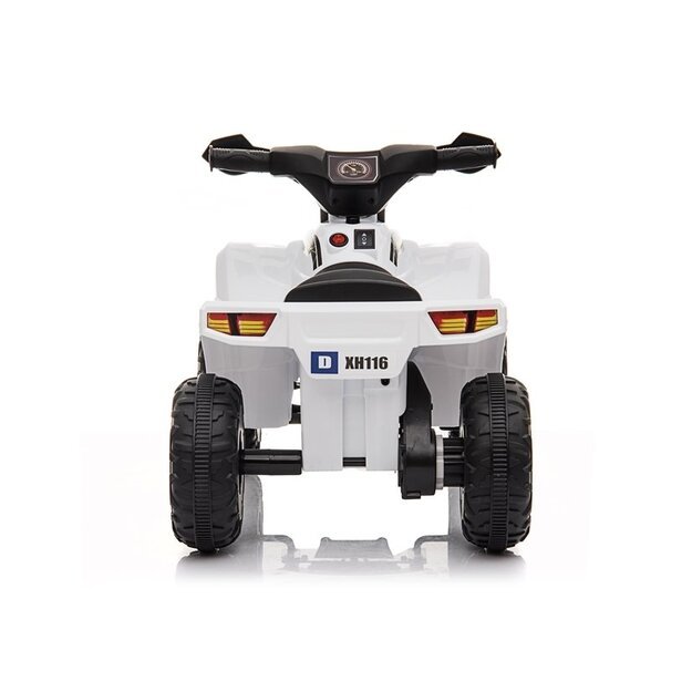 XH116 Elektrinis keturratis su riedžiu baltos spalvos 11