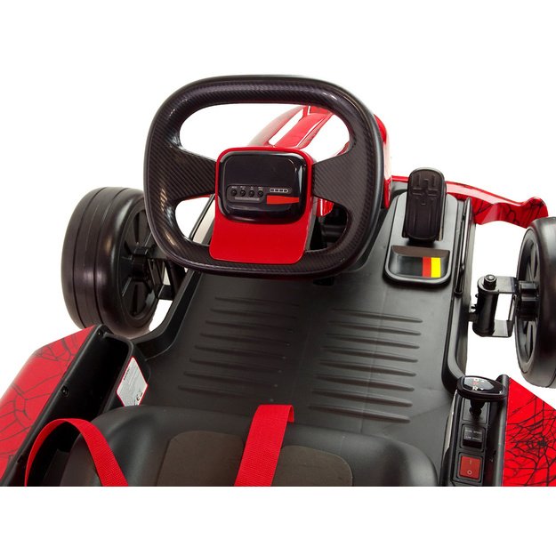 XMX619 Red Painted Spider Battery Go-Kart 8