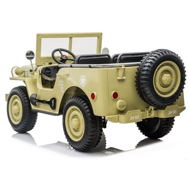 Elektrinis pasivažinėjimo automobilis JH101 Khaki 3