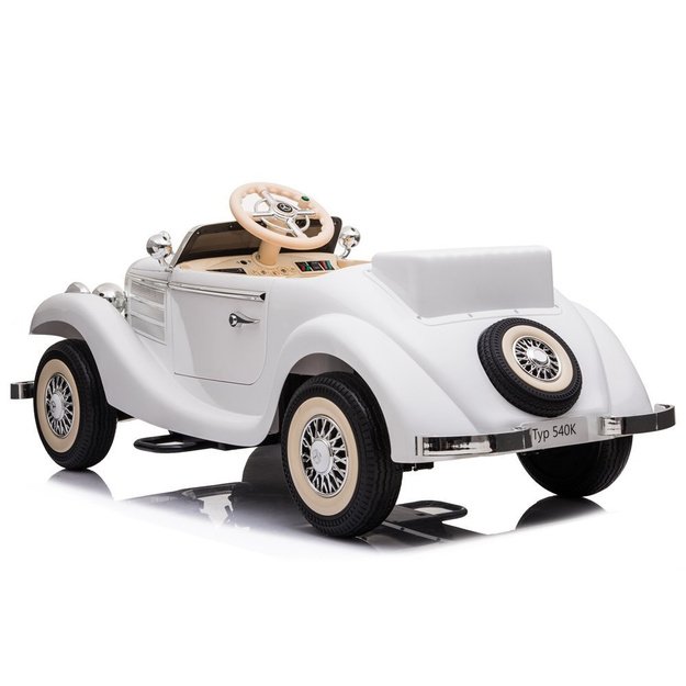 Electric Ride On Car Mercedes 540K White