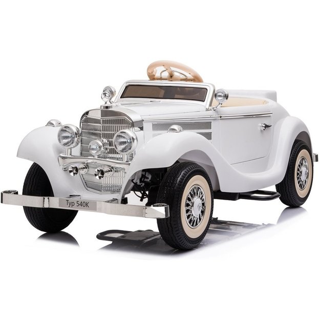 Electric Ride On Car Mercedes 540K White