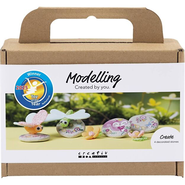 Creativ rankdarbių rinkinys, Mano unikalūs akmenukai 1