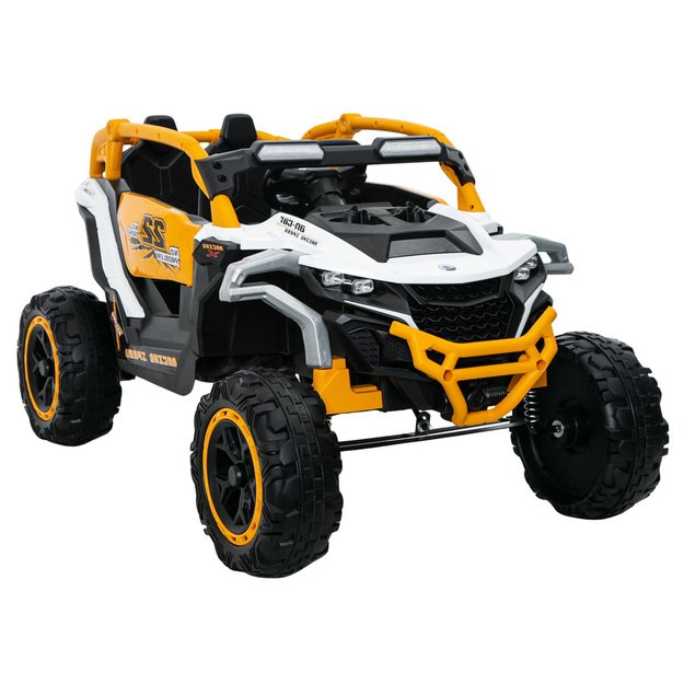 M3 Yellow and White Battery-Powered Vehicle 4x4