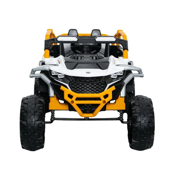 M3 Yellow and White Battery-Powered Vehicle 4x4 2