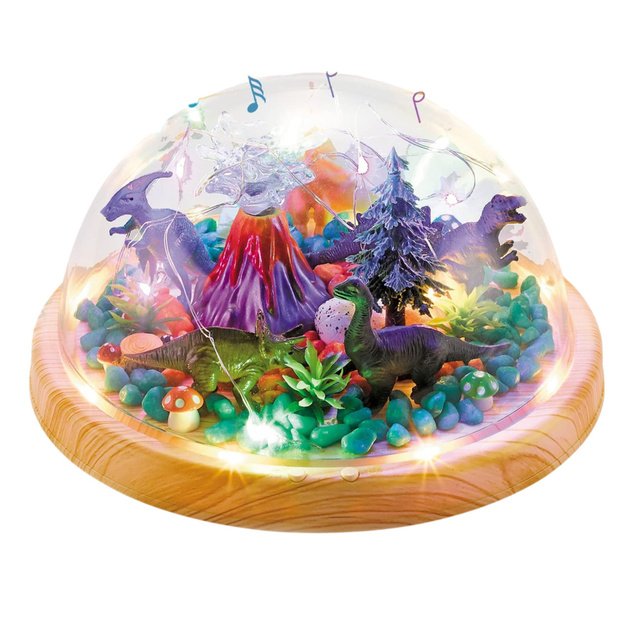 DIY Dinosaur Terrarium Creative Kit with Dome Night Light