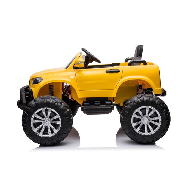 Akumuliatorinis automobilis Mercedes DK-MT950 4x4 Aukso geltonos spalvos lakuotas 13