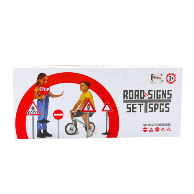 Educational Road Signs Warning Set 5 Pcs 70cm 2