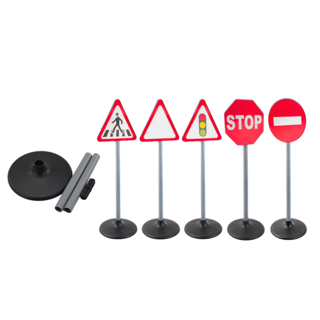 Educational Road Signs Warning Set 5 Pcs 70cm 1