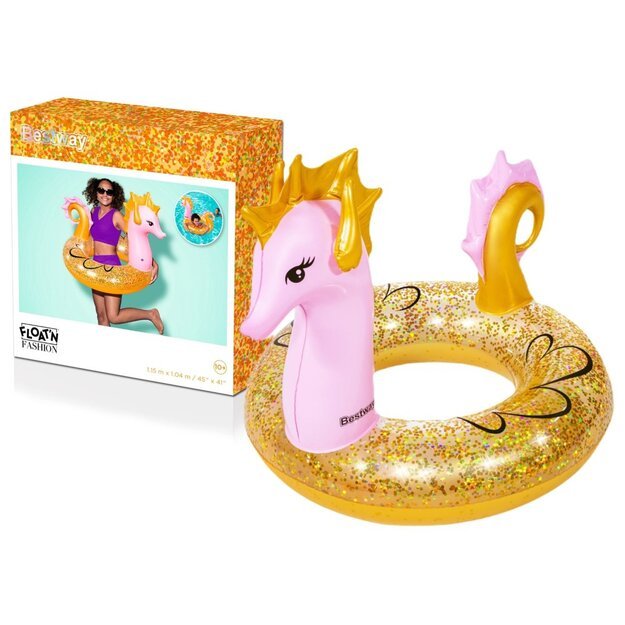 Children s Swimming Ring Seahorse 115 x 104 cm Bestway 36305
