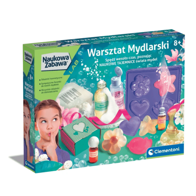 Science & Play Soap Workshop Set Polish Language Clementoni 50888