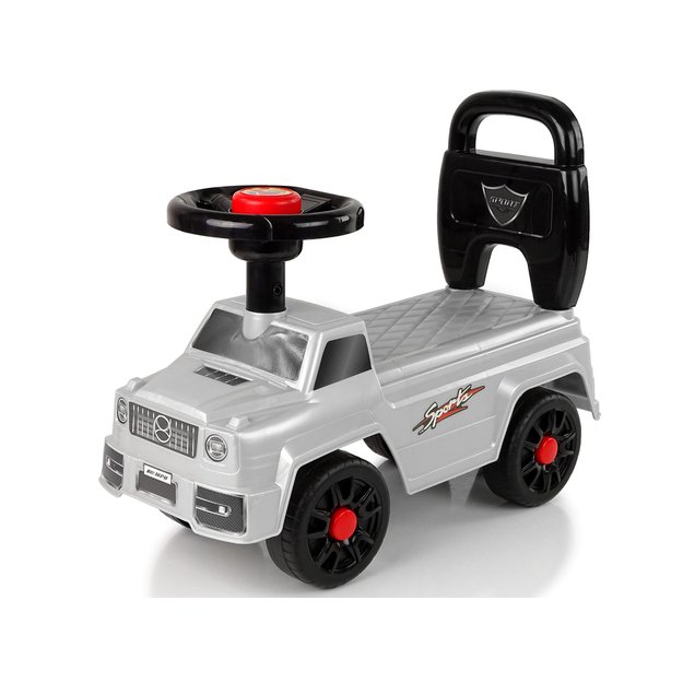 "Car Rider" QX-5500- 2 ragų atlošas sidabrinės spalvos 1