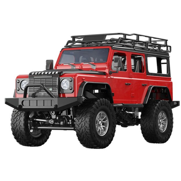 Remote Controlled Off-Road Vehicle RC Land Rover Defender 90 Red 1:14 1