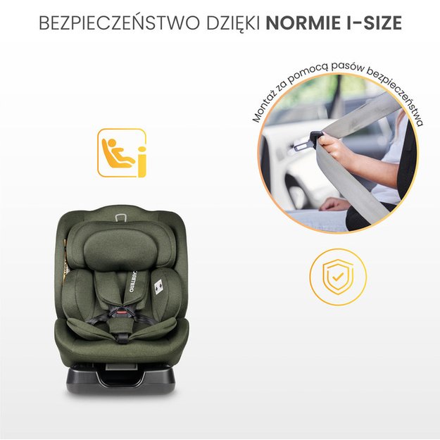 CAR SEAT MUNDI I-SIZE GREY (40-150)