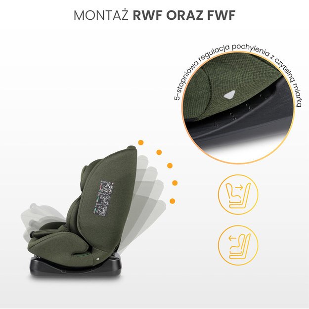 CAR SEAT MUNDI I-SIZE GREY (40-150)
