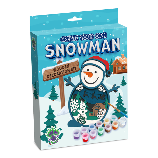 Splat Planet 3D medinis paveikslas, Sniego senis