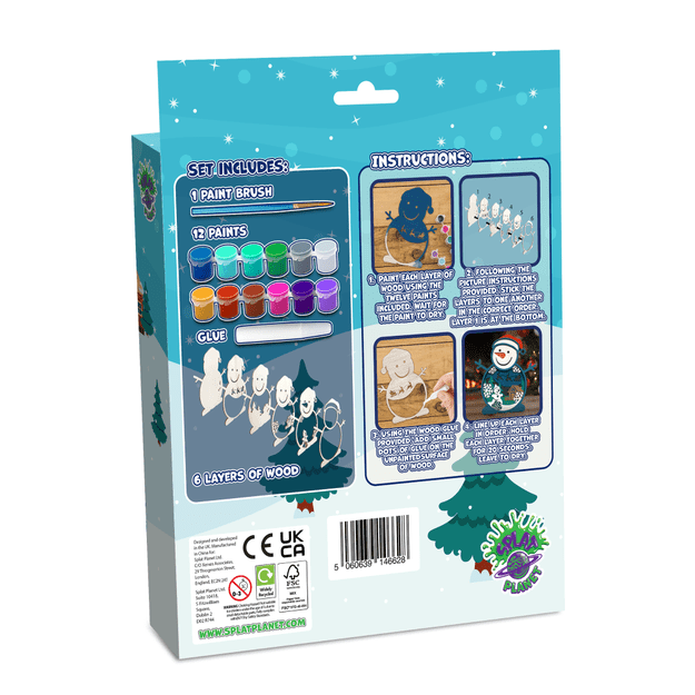 Splat Planet 3D medinis paveikslas, Sniego senis 2