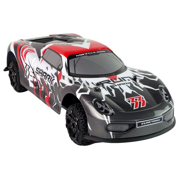 Sports Car R/C 1:8 Gray White