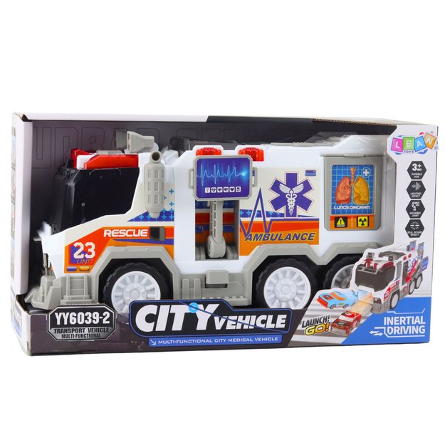 Ambulance City Ambulance Medical Vehicle Drive Lights Sounds 4