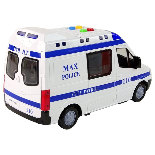 Policijos automobilis Policijos automobilis važiuoti trinties garsai Šviesa 8