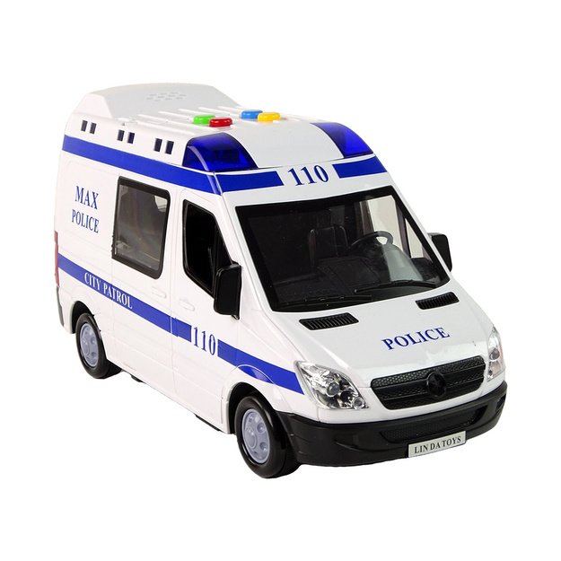 Policijos automobilis Policijos automobilis važiuoti trinties garsai Šviesa 4