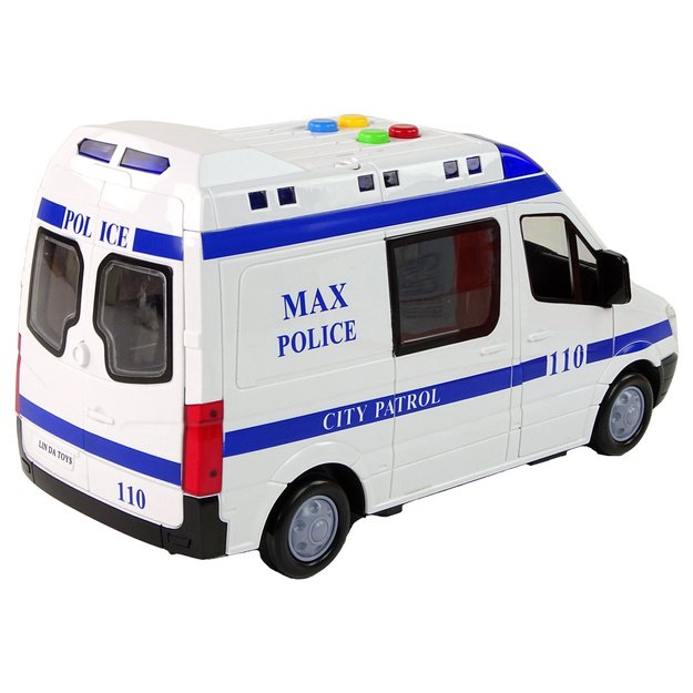 Policijos automobilis Policijos automobilis važiuoti trinties garsai Šviesa 3