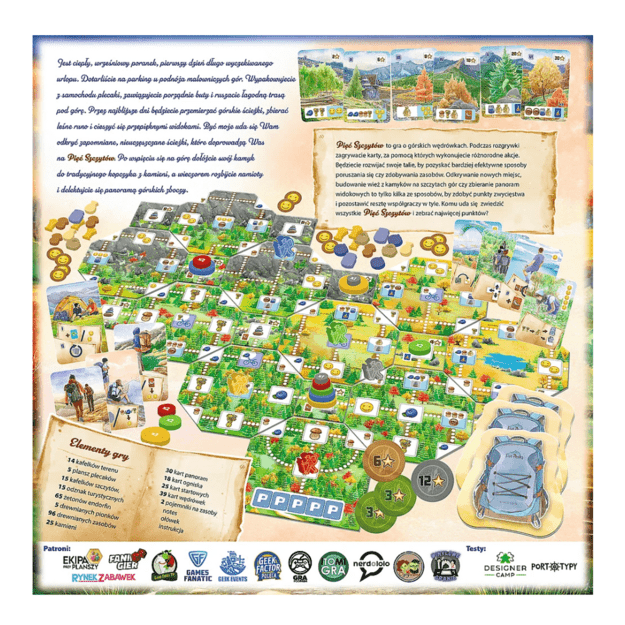 Family Game Five Summits: Mountain Adventures Trefl 02517 8