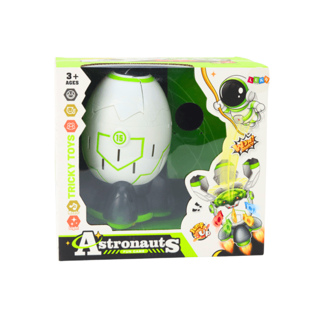 Arkadinis žaidimas Kosmonautas, iššokantis iš kosminės raketos 4