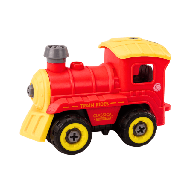 Nuotoliniu būdu valdomas RC besisukantis lokomotyvas, raudonas 1