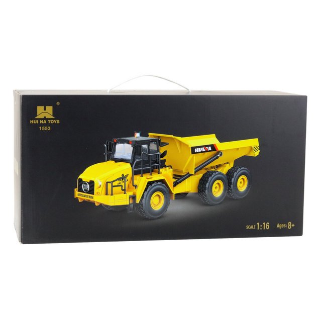 Huina Remote Controlled RC Dumper Truck 1553 Yellow 1:16 4