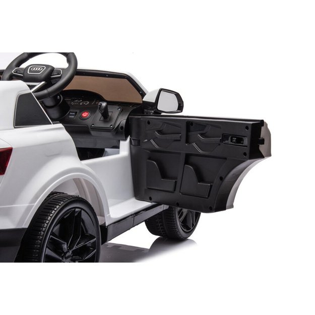 Audi Q7 akumuliatorinis automobilis, baltas 11