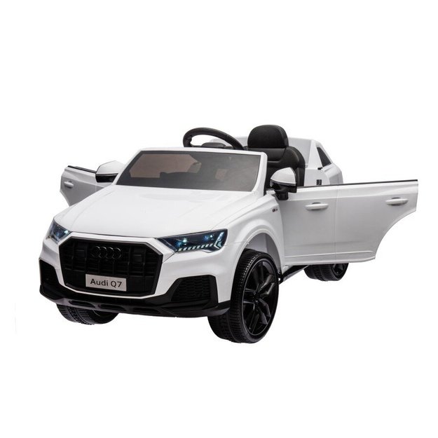 Audi Q7 akumuliatorinis automobilis, baltas 2