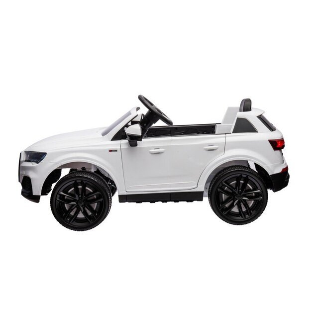 Audi Q7 akumuliatorinis automobilis, baltas 19