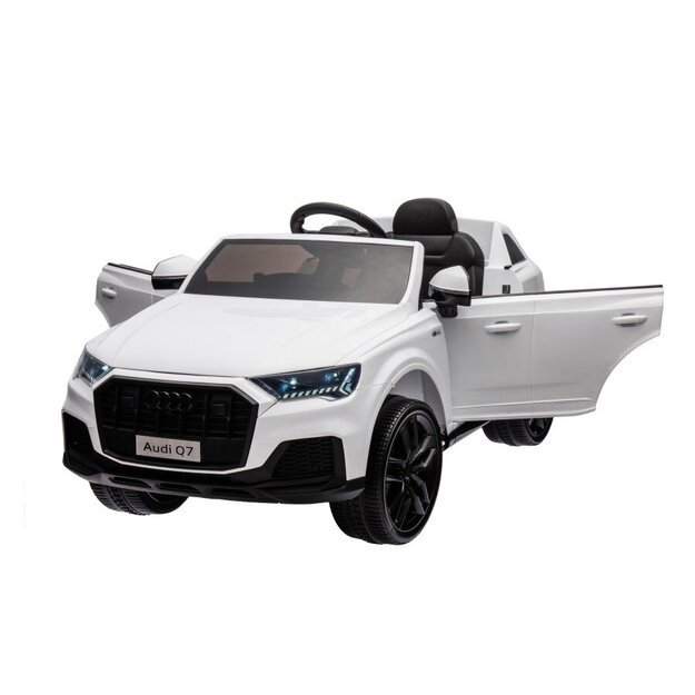 Audi Q7 akumuliatorinis automobilis, baltas 21