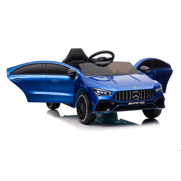 Akumuliatoriumi varomas automobilis Mercedes CLA 45s AMG Blue Painted 4x4 36