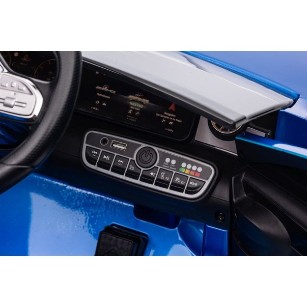 Akumuliatoriumi varomas automobilis Mercedes CLA 45s AMG Blue Painted 4x4 37