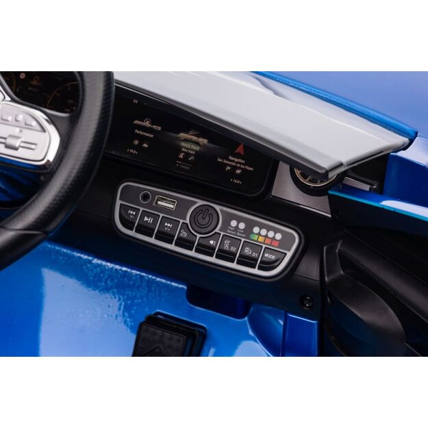 Akumuliatoriumi varomas automobilis Mercedes CLA 45s AMG Blue Painted 4x4 28