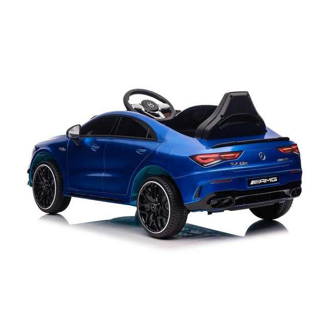 Akumuliatoriumi varomas automobilis Mercedes CLA 45s AMG Blue Painted 4x4 3