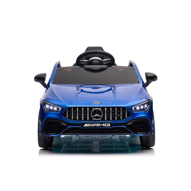 Akumuliatoriumi varomas automobilis Mercedes CLA 45s AMG Blue Painted 4x4 1