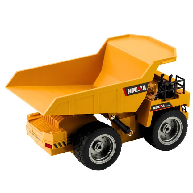 Huina Remote Controlled RC Dumper Truck Yellow 9-CH 1:18 2