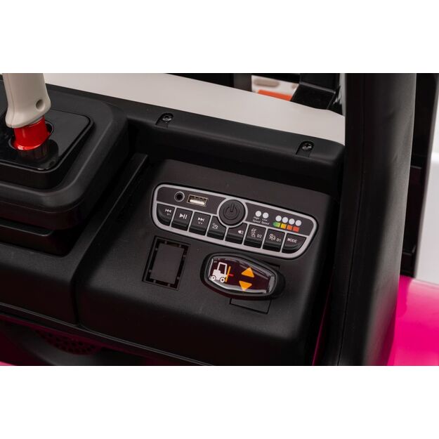 Akumuliatorinis šakinis krautuvas XMX638 Pink 8