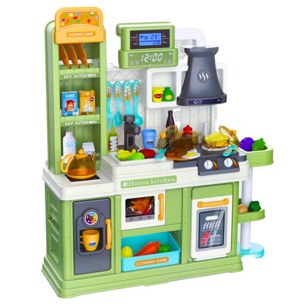 Children s Kitchen Water Cycle Food Color Changing Steam Green 64 pcs. 1