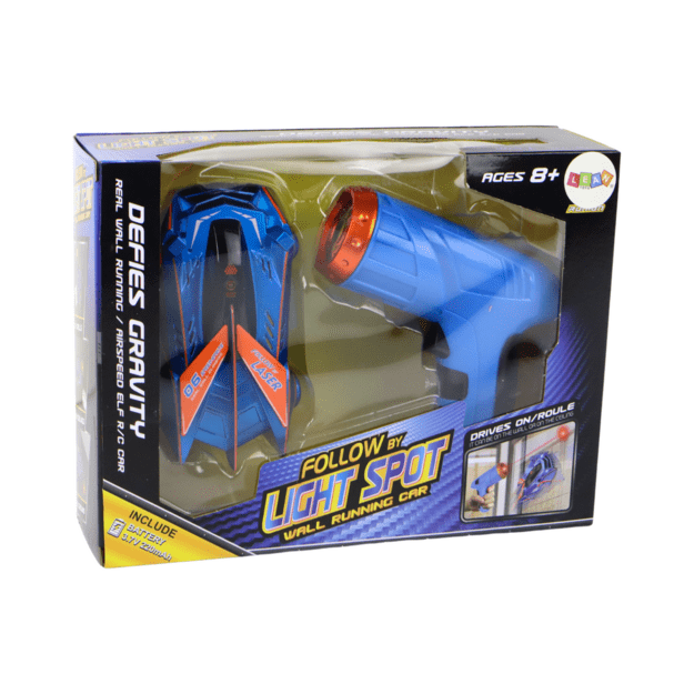 Sportinis automobilis Automobilis važiuoja ant sienų lubų Lazerinis mėlynas 6