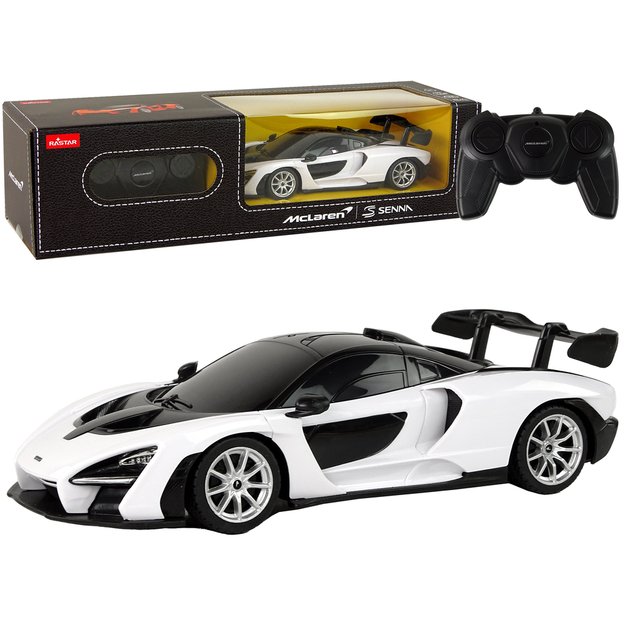 RC sportinis automobilis 1:18 nuotoliniu būdu valdomas McLaren Senna White